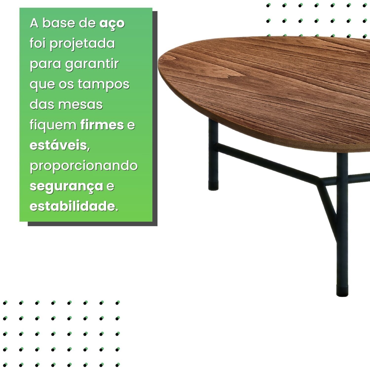 Conjunto com 2 Mesas de Centro Folha - 5