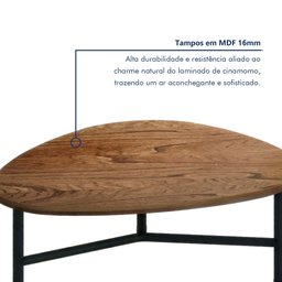 Conjunto com 2 Mesas de Centro Folha - 4