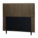 Ver imagem 1 de Cabeceira Cama Box Casal King Donna 193cm Suede Marrom