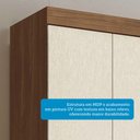 Ver imagem 5 de Guarda-roupa Casal 8 Portas 6 Gavetas 238,80cm Master Santos Andirá
