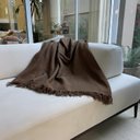 Ver imagem 2 de Manta para Sofá 001486/ 0032 100% Algodão 1,20cm X 1,50cm São João