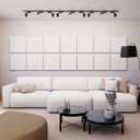 Ver imagem 1 de Painel Acústico Absorvedor Decorativo 60x60 Soft Crepe Maestra Acústica:branco