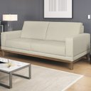 Ver imagem 2 de Sofa 2 Lugares 160 cm Crons Linho Cru Vazzano