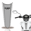 Ver imagem 1 de Adesivo Faixa Gravata Tanque Moto Cg 160 125 Titan Fan Teu Adesivo 125 Cinza Branca