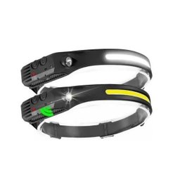 Lanterna Cabeça Led Recarregável Fita Ajustável - 4