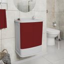 Ver imagem 1 de Gabinete para Banheiro em Plástico com Lavatório Fit Astra sem Torneira