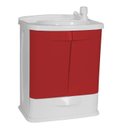 Ver imagem 3 de Gabinete para Banheiro em Plástico com Lavatório Fit Astra sem Torneira