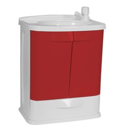 Gabinete para Banheiro em Plástico com Lavatório Fit Astra sem Torneira - 3