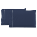 Ver imagem 3 de Kit Roupa de Cama 400 Fios Queen 3 Peças Toque de Cetim Cor:azul