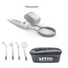 Kit Cadeira Podologia Mocho Exaustor com Luminária Escada Alta Frequência Htm Brinde Fiscomed Kit Ma - 2