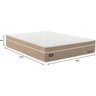 Cama Box Casal Molas Ensacadas Tecnologia Gel Sense,health Protection e Air Flow New York Mannes - 6