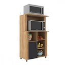 Ver imagem 1 de Armário Multiuso Lyon - 1 Porta 3 Prateleiras e Fruteira - Móveis Sul