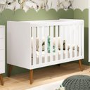 Ver imagem 2 de Quarto de Bebê Completo com Guarda Roupa 4 Portas 2 Gavetas, Cômoda Sapateira 4 Gavetas e 1 Porta e