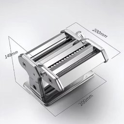 Maquina Macarrao Preparar Massas Cilindro Inox Manual 3 Tipos Lasanha Talharim Multiuso Caseira - 9