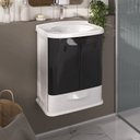 Ver imagem 1 de Gabinete para Banheiro em Plástico com Lavatório Fit Astra sem Torneira