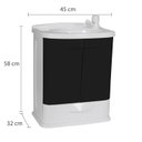 Ver imagem 5 de Gabinete para Banheiro em Plástico com Lavatório Fit Astra sem Torneira