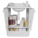 Ver imagem 4 de Gabinete para Banheiro em Plástico com Lavatório Fit Astra sem Torneira