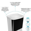 Ver imagem 7 de Gabinete para Banheiro em Plástico com Lavatório Fit Astra sem Torneira