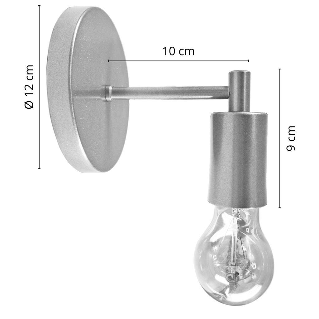 Luminária Arandela Parede Cama Mesa Branco Dourado Aluminío - 4