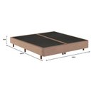 Ver imagem 7 de Cama Box King Molas Ensacadas Tecnologia Gel Sense,Health Protection e Air Flow New York Mannes Bege