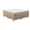 Ver imagem 2 de Cama Box King Molas Ensacadas Tecnologia Gel Sense,Health Protection e Air Flow New York Mannes Bege