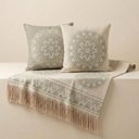 Ver imagem 2 de Kit Manta e Almofadas Decorativas para Sofá Many Verde Relva - Nexta Casa