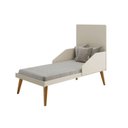 Ver imagem 4 de Quarto de Bebê Completo com Guarda Roupa 3 Portas 2 Gavetas, Cômoda 4 Gavetas e Berço Isis Bege/Areia