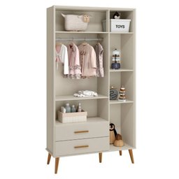 Quarto de Bebê Completo com Guarda Roupa 3 Portas 2 Gavetas, Cômoda 4 Gavetas e Berço Isis - 13 Quarto de Bebê Completo com Guarda Roupa 3 Portas 2 Gavetas, Cômoda 4 Gavetas e Berço Isis - 13