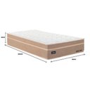 Ver imagem 5 de Cama Box Víúvo(A) Molas Ensacadas Tecnologia Gel Sense,Health Protection e Air Flow New York Mannes Bege