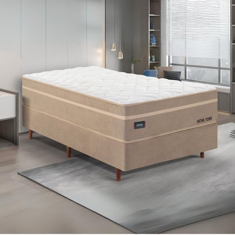 Cama Box Víúvo(a) Molas Ensacadas Tecnologia Gel Sense,health Protection e Air Flow New York Mannes