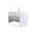 Ver imagem 4 de Berço Mini Cama Lolly com Rodízios 1,32cm x 0,77cm x 0,95cm Branco