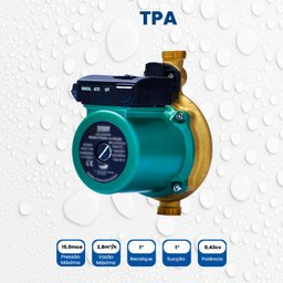 Bomba Monoestágio Tpa 25-15-200(b) Monofásico Motor Thebe 320w 127v - 2