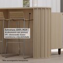 Ver imagem 4 de Bancada de Cozinha 164cm com Tampo para Ilha Canto Arredondado Aura Luciane Móveis