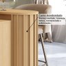 Bancada de Cozinha 100% MDF com Tampo Para Ilha Canto Arredondado 164cm Aura Luciane Móveis - 6