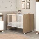 Ver imagem 1 de Berço Mini Cama Lolly com Rodízios 1,32cm x 0,77cm x 0,95cm. Marrom/Marromle