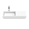 CUBA DE SOBREPOR SKYLINE HORIZON 600X380 BRANCO MATTE ROCA - 1