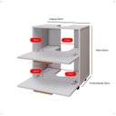 Ver imagem 4 de Gabinete de Banheiro Prime Armário para Pia de Coluna