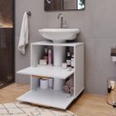 Ver imagem 2 de Gabinete de Banheiro Prime Armário para Pia de Coluna