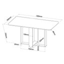 Ver imagem 5 de Conjunto Mesa de Jantar Retangular 120x90 Ville com 4 Cadeiras Venus e Buffet 4 Portas Eifel