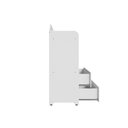 Ver imagem 6 de Cômoda Infantil Mini Pequena 2 Gavetas com Nicho Prateleira Mdf para Quarto Infantil e Bebê - Branco