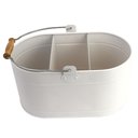 Ver imagem 2 de Cesto Organizador Aço Galvanizado Farmhouse com Divisórias - A\casa