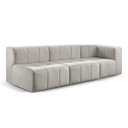 Ver imagem 3 de Sofá Modular 3 Lugares Bouclé Cinza