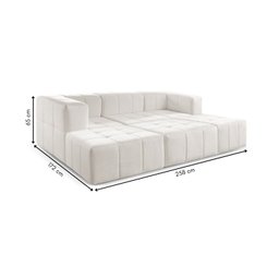 Sofá Modular  3 Lugares Bouclé - 4
