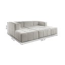 Ver imagem 4 de Sofá Modular 3 Lugares Bouclé