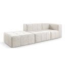 Ver imagem 3 de Sofá Modular 3 Lugares Bouclé Bege na Caixa 258cm