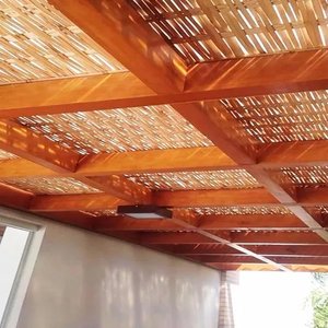 Esteira De Bambu Natural Para 1m² Placas De 1,00x1,00mt Decore Fácil Shop
