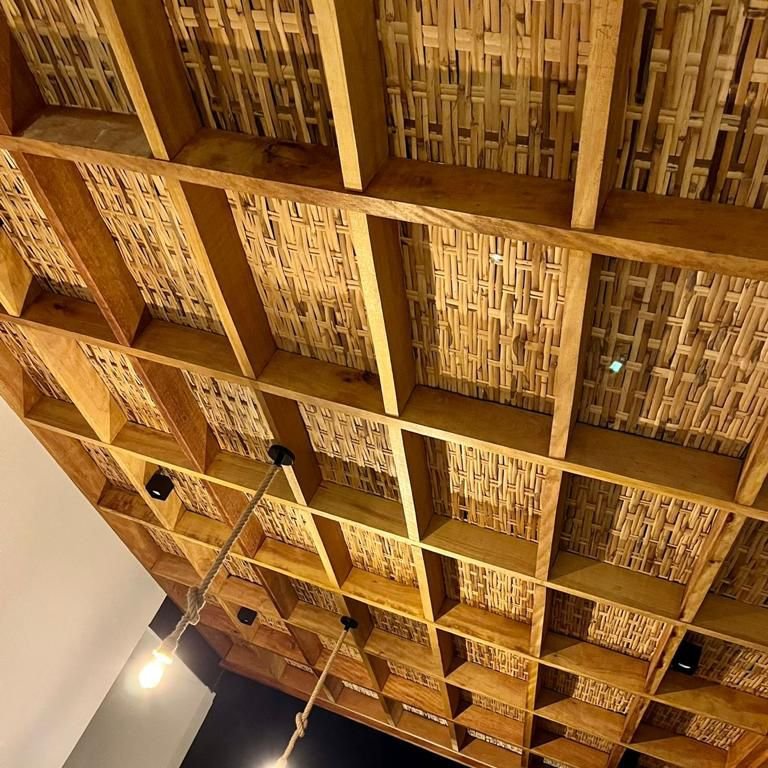 Esteira De Bambu Natural Para 1m² Placas De 1,00x1,00mt Decore Fácil Shop - 2