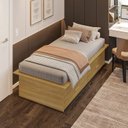 Ver imagem 4 de Cama Solteiro Adulto com 2 Gavetas Deva Yescasa