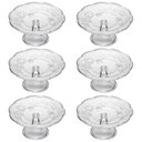 Ver imagem 1 de 6 Boleiras Cristal 19cm Pratos com Pé Lyor New Butterfly Tortas Buffets Eventos Suporte