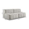 Sofá Modular  2 Lugares Bouclé - 4